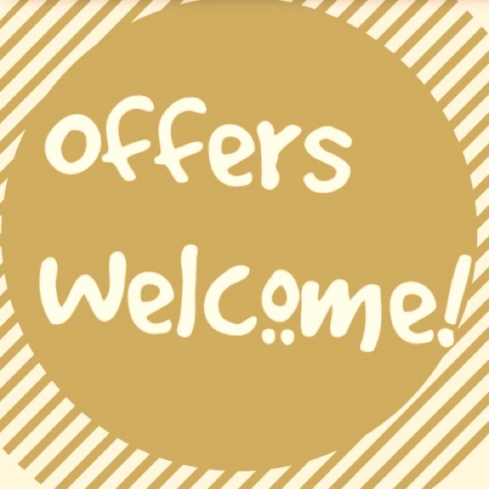 Reasonable offers welcome!